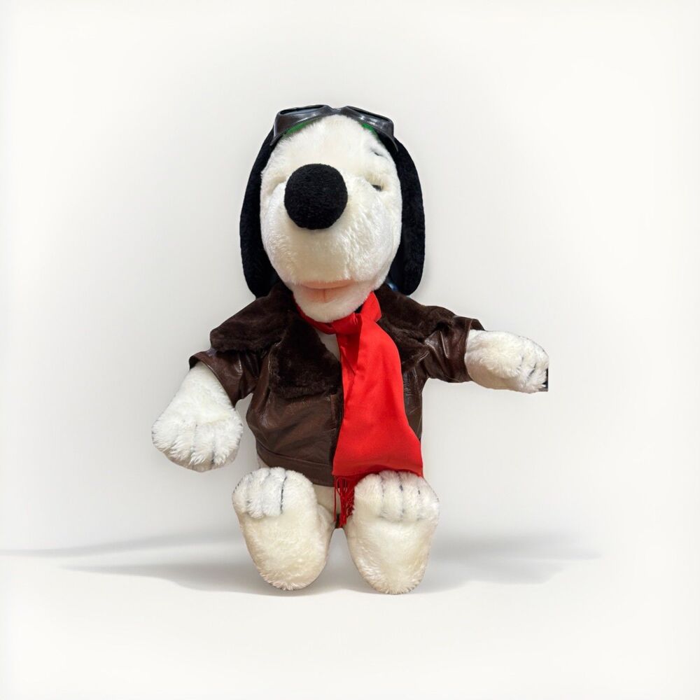 VTG IOB 1986 Worlds Of Wonder Talking Snoopy W/Outfit - Works!